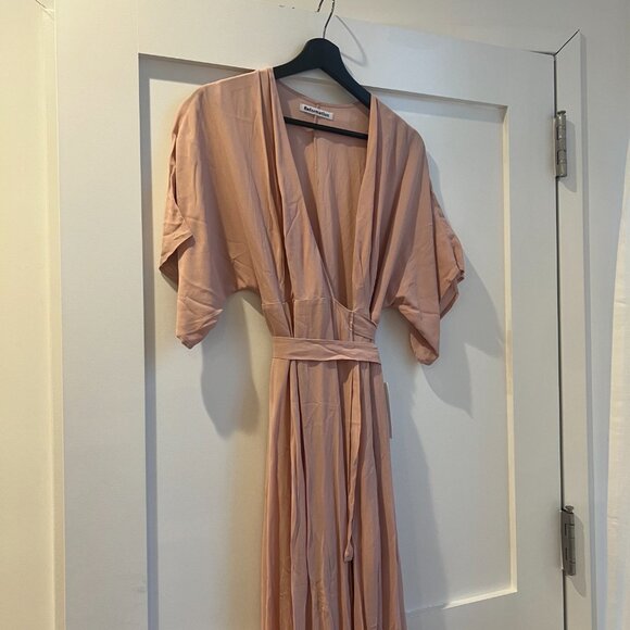 REFORMATION Winslow Dress in Blush - Picture 3 of 6